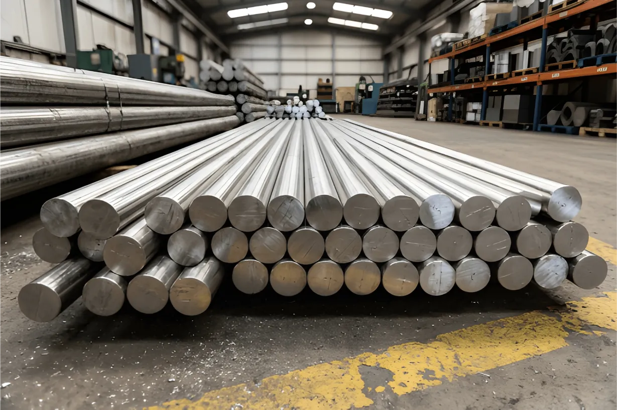 High quality AISI 202 stainless steel round bar stock by SteelHouse
