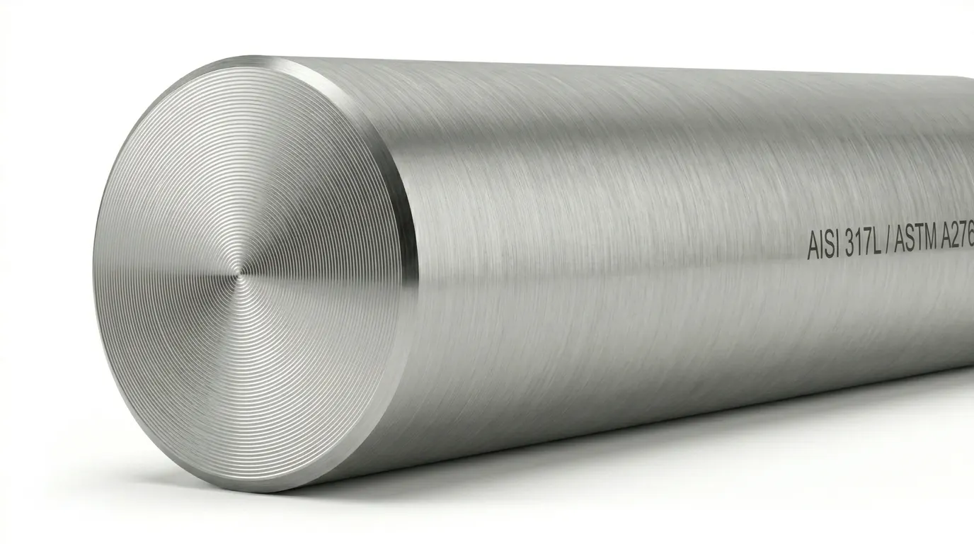  Premium ASTM A276 AISI 317L stainless steel round bar with bright finish for high-corrosion industrial applications in India.